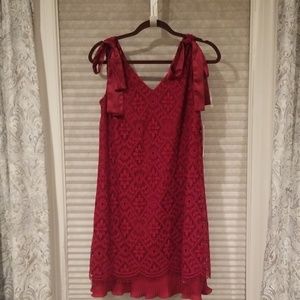 Nanette Lepore Cranberry Colored Dress